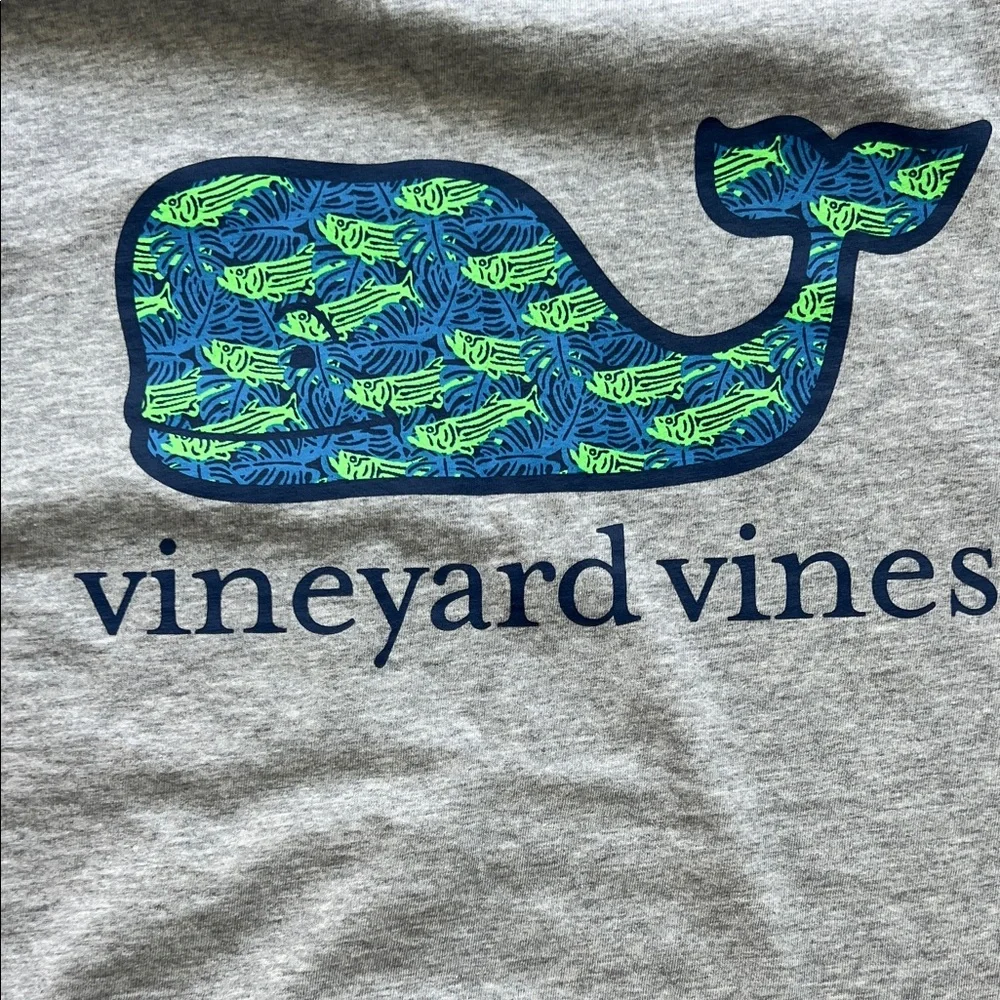 Vineyard Vines Heather Gray Pocket Tee - Picture 4 of 5